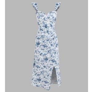 Floral, sleeveless dress FREE shipping